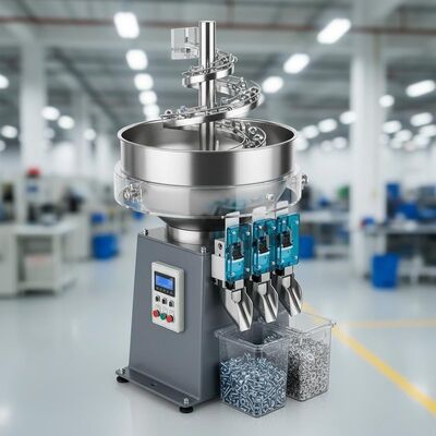 स्वचालित भाग फीडिंग और सॉर्टिंग वाइब्रेटरी बाउल फीडर फ्लोर माउंटेड या टेबल माउंटेड कस्टम डिजाइन सामग्री सॉर्टिंग के लिए