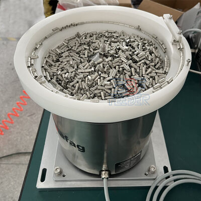 1500W वाइब्रेटरी बाउल फीडर वोल्टेज 220V 50HZ 110V 60Hz आकार 500 मिमी X 500 मिमी X 400 मिमी स्वचालित घटक फीडिंग सिस्टम