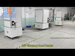 स्वचालित बड़े आकार के कंपन कटोरा फीडर इंजीनियरिंग प्लास्टिक भागों कंपन प्लेट फीडर