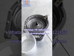 12 सेमी वाइब्रेटिंग बाउल फीडर एक्शन में।