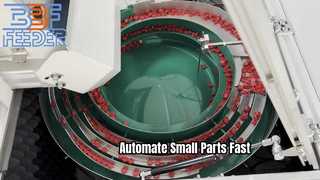 सीई वाइब्रेटरी कैप बाउल फीडर उच्च दक्षता स्वचालित लघु भाग फीडर