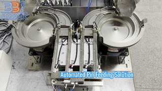 अनुकूलित स्वचालित 304 स्टेनलेस स्टील इलेक्ट्रिकल कनेक्टर मेटल पिन वाइब्रेटिंग बाउल फीडर